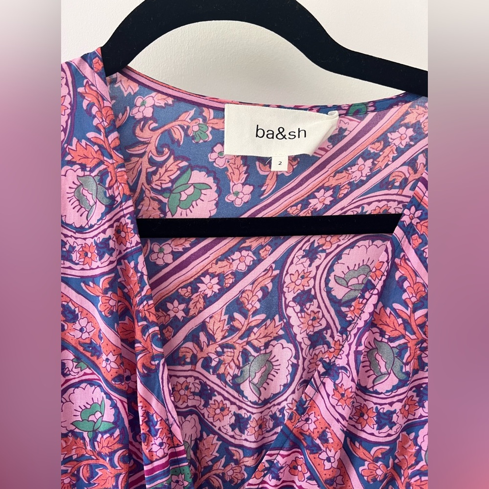 BA&SH Frankie Paisley Midi Dress - Picture 3 of 11